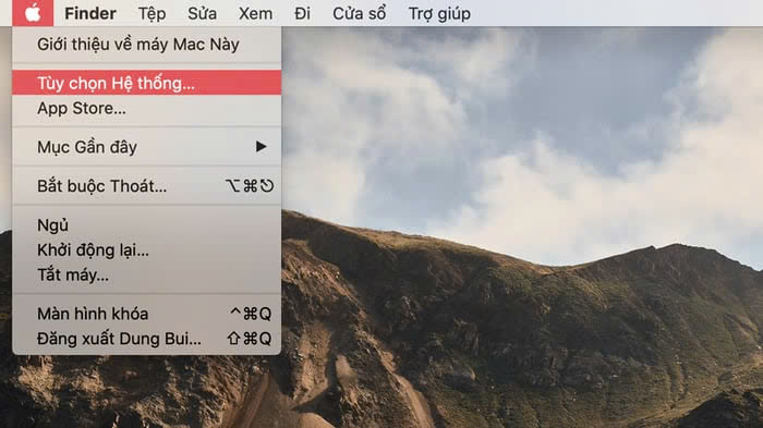 Cách huỷ gói iCloud trên Macbook bước 1